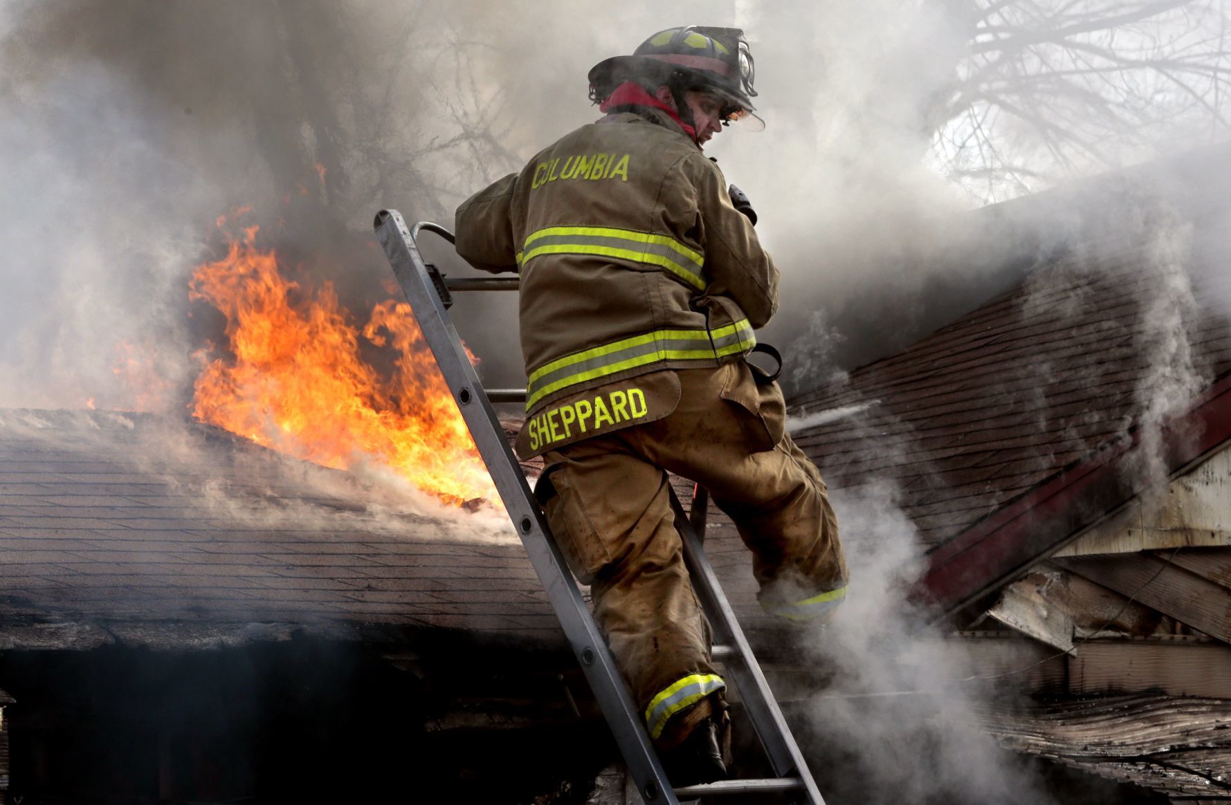 Cahokia fire guts home, owner injured
